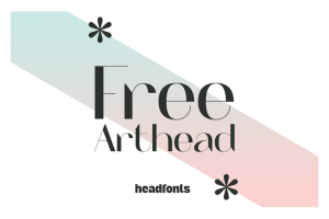 35+ Free Fonts: Free Arthead