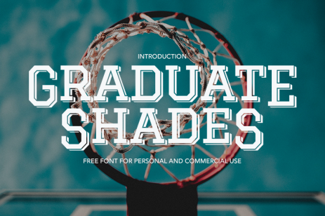 Graduate Shades: A Versatile Serif Font for Sports and Beyond