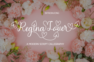 35+ Free Fonts: Regina Lover