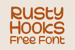 35+ Free Fonts: Rusky Hooks