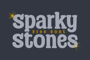 35+ Free Fonts: Sparky Stones