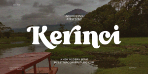 41+ Fresh Fonts: Kerinci Font