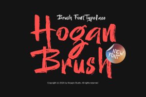 41+ Fresh Fonts: Hogan Brush