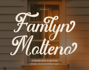 41+ Fresh Fonts: Famlyn Molteno