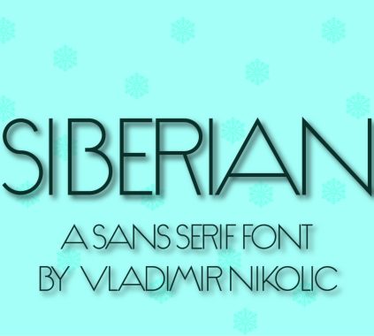 siberian sans serif font