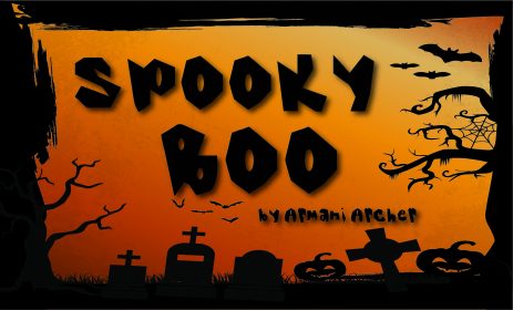 A Halloween Font: Spooky Boo