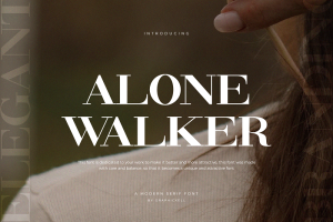 41+ Fresh Fonts: Alone Walker Font