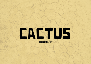 30+ Free Fonts for Commercial Use: Cactus Font