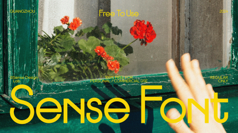 A Free Sans Serif Font: Sense