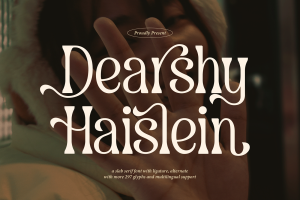 41+ Fresh Fonts: Dearshy Haislein