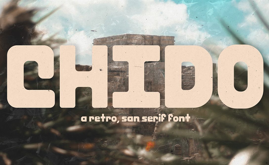 A Free Retro Sans Serif Font: Chido