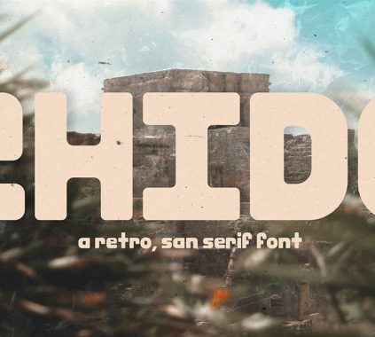 A Free Retro Sans Serif Font: Chido