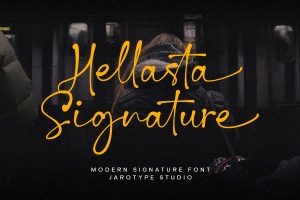 41+ Fresh Fonts: Hellasta Signature