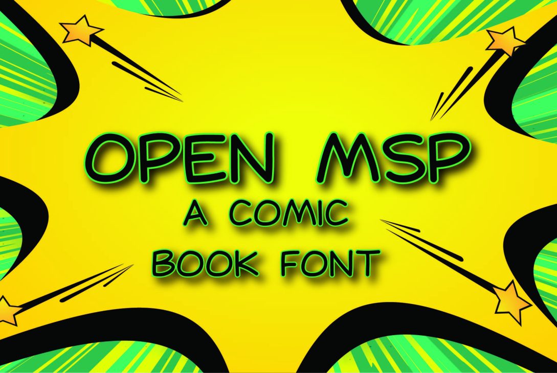 Open MSP: The Perfect Font for Comic Books