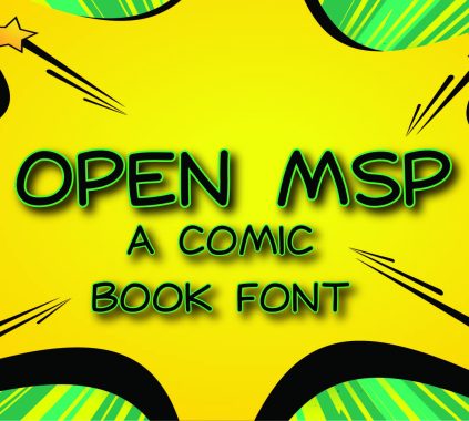 Open MSP: The Perfect Font for Comic Books