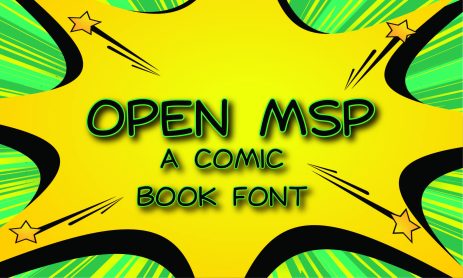 Open MSP: The Perfect Font for Comic Books