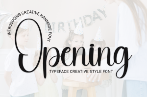 41+ Fresh Fonts: Opening