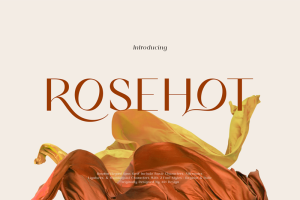 30+ Free Fonts for Commercial Use: Rosehot