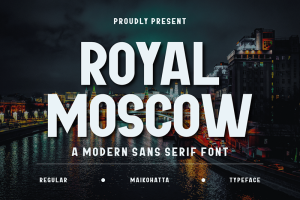 41+ Fresh Fonts: Royal Moscow Font