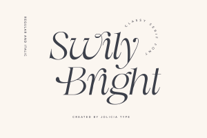 41+ Fresh Fonts: Swily Bright