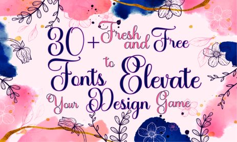 30+ Fresh and Free Fonts to Elevate Your Design Game