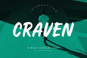 30+ Fresh and Free Fonts: Craven