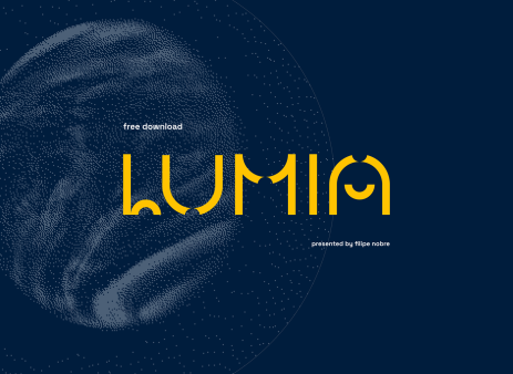 Lumia A Futuristic Font