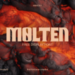 Molten Disply Font