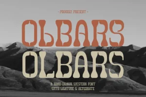 30+ Fresh and Free Fonts: Olbars Font