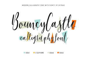 30+ Fresh and Free Fonts: Bouncy Castle