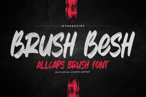 30+ Fresh and Free Fonts: Brush Besh