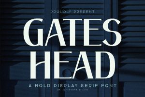 30+ Fresh and Free Fonts: Gateshead Font