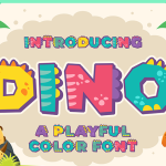 A Children's Font: Dino