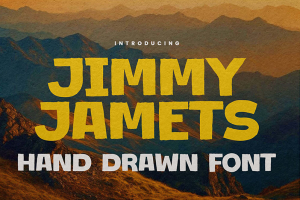 30+ Fresh and Free Fonts: Jimmy Jamets Font