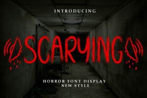 30+ Fresh and Free Fonts: Scaryring