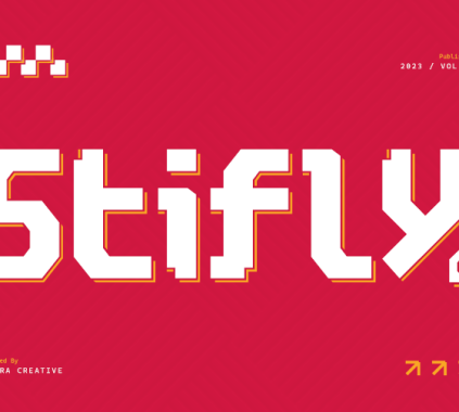 A Modern Retro Font: Stifly