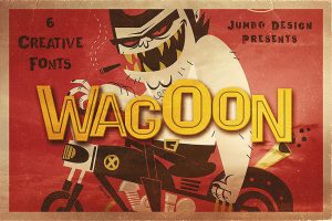 Creative Fonts: Wagoon Funny Style Font 