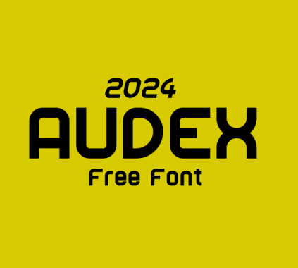 Free Tech Fonts: Audex