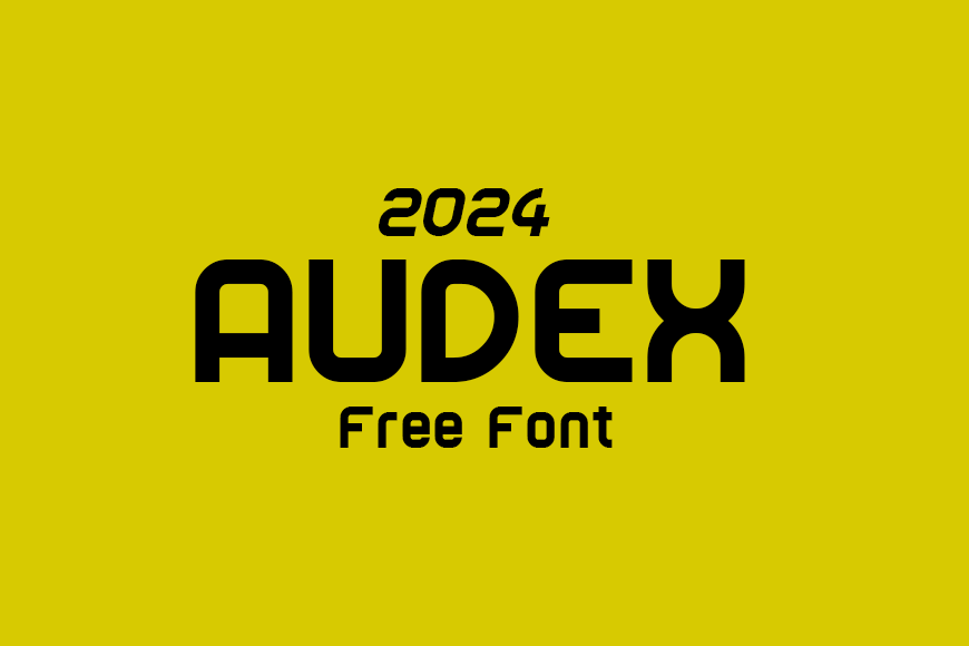 Free Tech Fonts: Audex