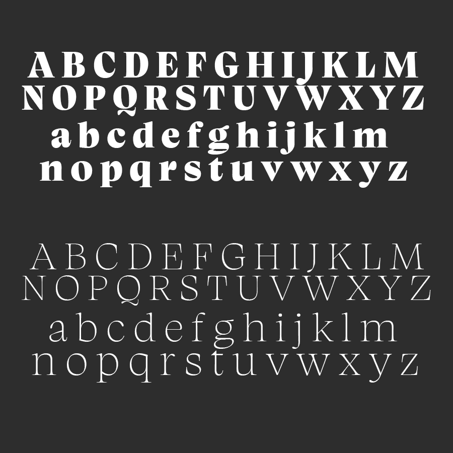 Free Classic Serif Fonts: Charlea Character Set