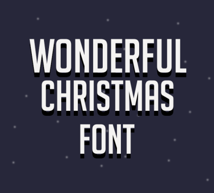 Wonderful Christmas Font