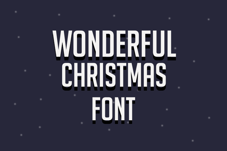 Wonderful Christmas Font