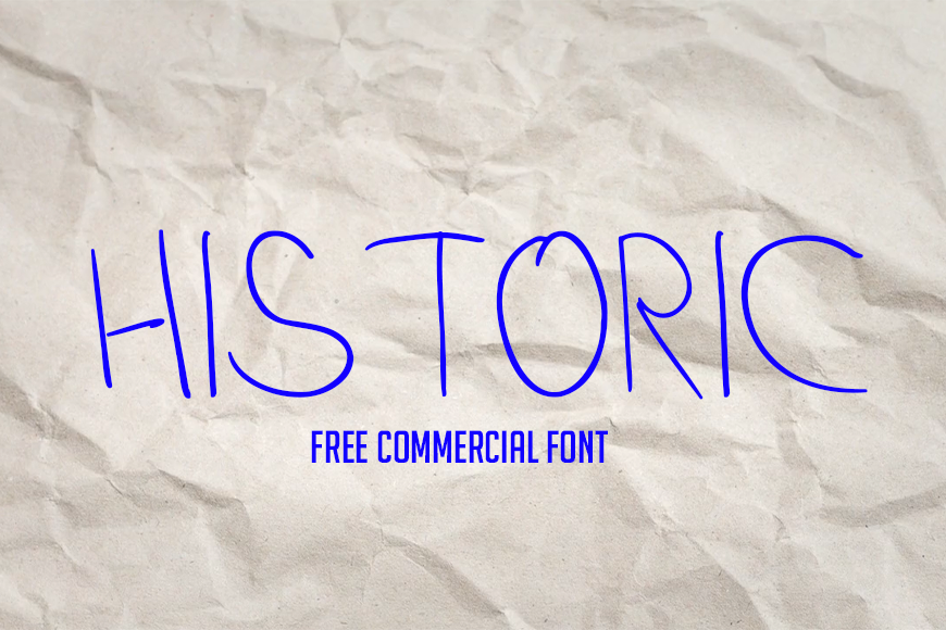 Free Handwritten Fonts: Historic