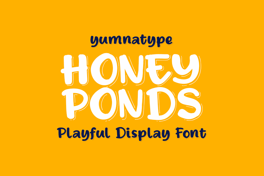 Display Fonts: Honey Ponds