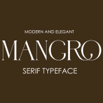 Luxurious Branding Fonts: Mangro