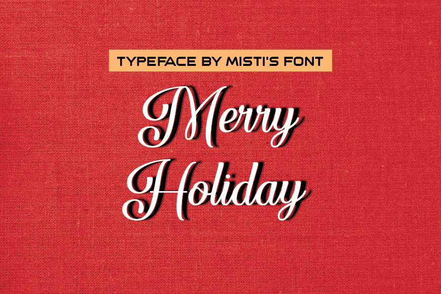 Winter's Font: Merry Holiday