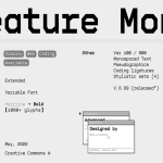 A Modern Font: Feature Mono