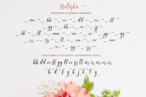 Free Wedding Fonts: Belisha Multilinguals