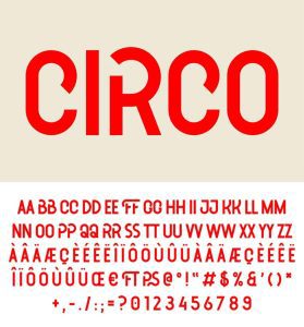 25+ Free Poster Fonts: Circo Free Font