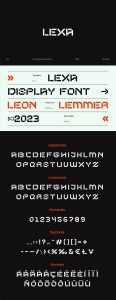 25+ Free Poster Fonts: Lexa Free Font